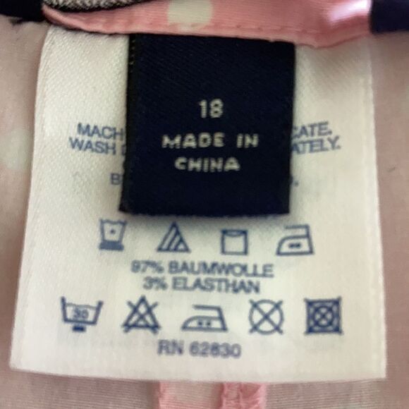 Lands’ End Light Pink and White Polkadot Skirt Size 18 - cute and unique ⭐️ - Picture 8 of 9